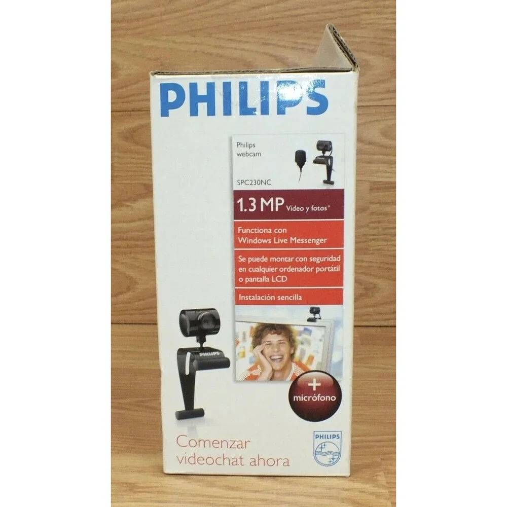 Philips (SPC230NC) 1.3mp Video & Photo Webcam (IN BOX)